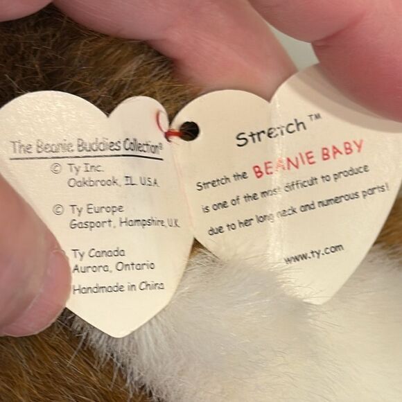 TY Beanie Buddies Collection 1998 STRETCH The Ostrich 16" - With Tag - Picture 10 of 10